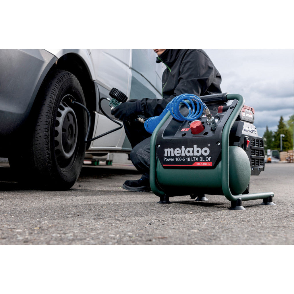 Компресор акум. 5L METABO Power 160-5 18 LTX BL OF SOLO - снимка 6