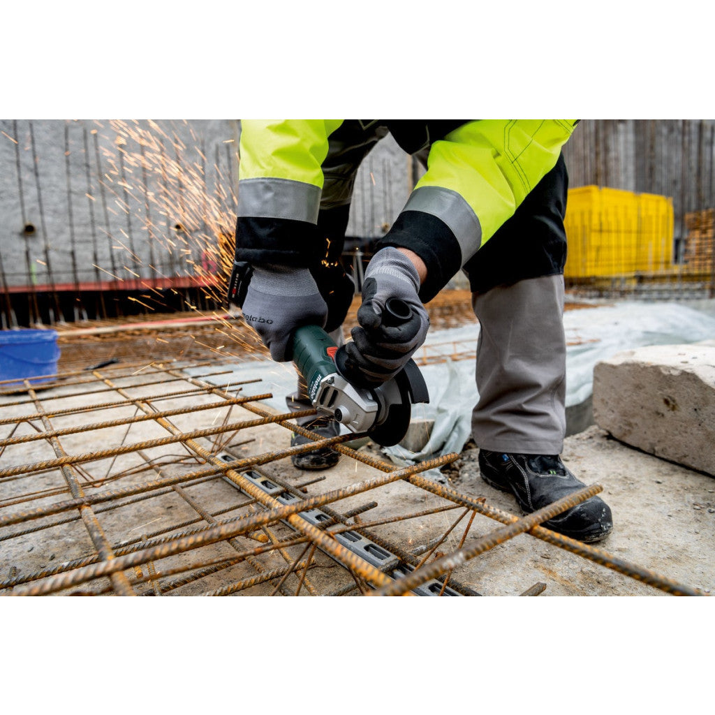 Ъглошлайф акум. 125mm METABO W 18 L 9-125 2X4.0AH - снимка 6