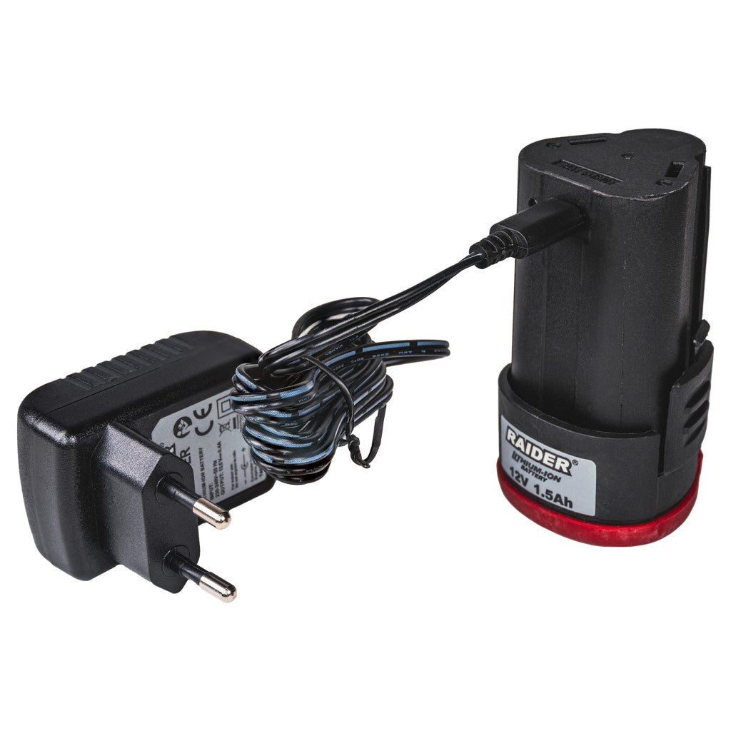 Бормашина акум. 12V 2-ск. 2x1.5Ah 28Nm RAIDER RD-CDL26 - снимка 7