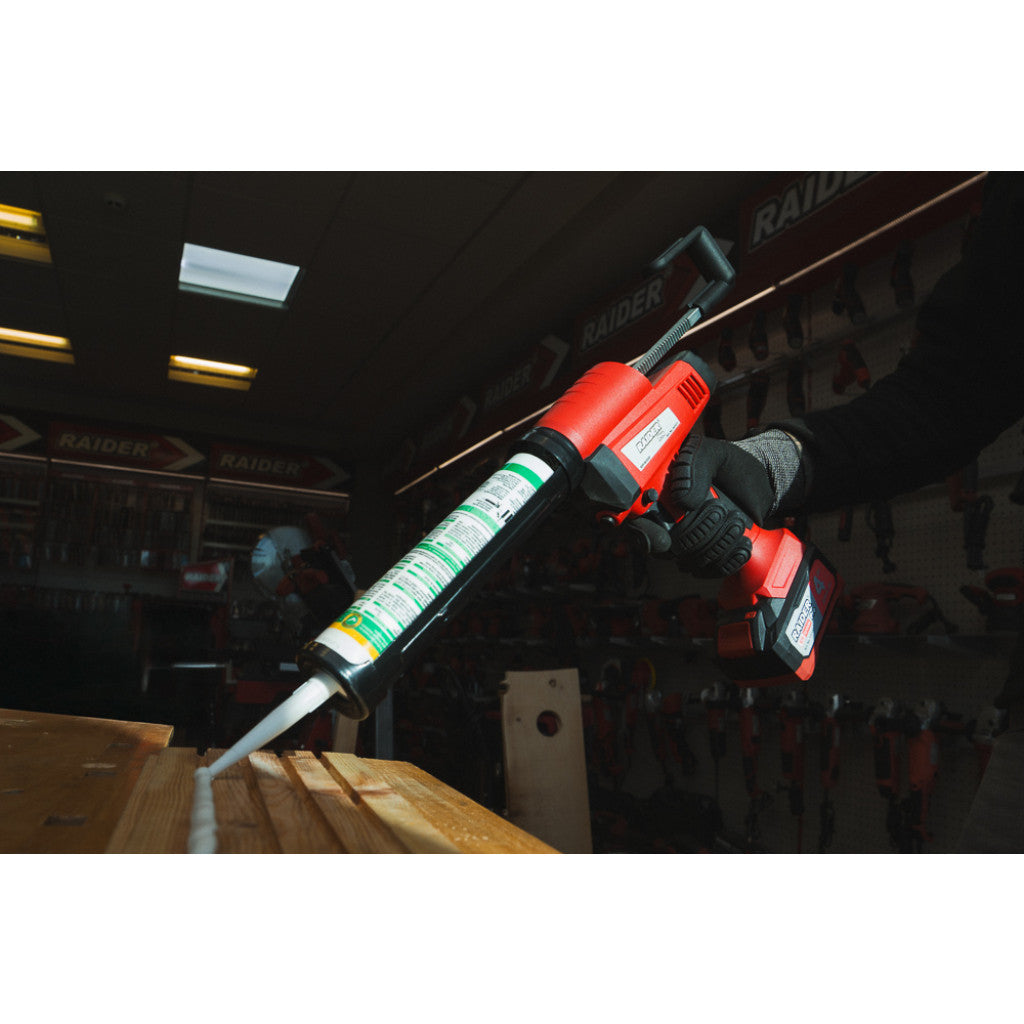 R20 Пистолет за силикон 310ml 1200N рег. об. Solo RAIDER PRO RDP-YCG20 - снимка 7