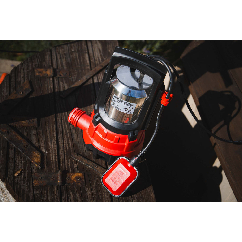 Помпа водна потопяема 1100W 1" 333L/min 9m INOX RAIDER RD-WP62 - снимка 7
