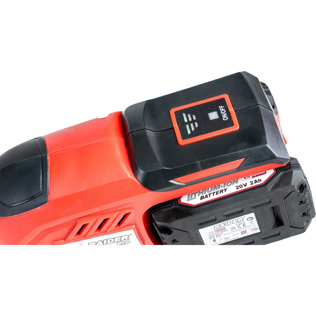 R20 Коса безчеткова с нож и корда 40V 4в1 RAIDER PRO RDP-BCPSHT20 - снимка 7