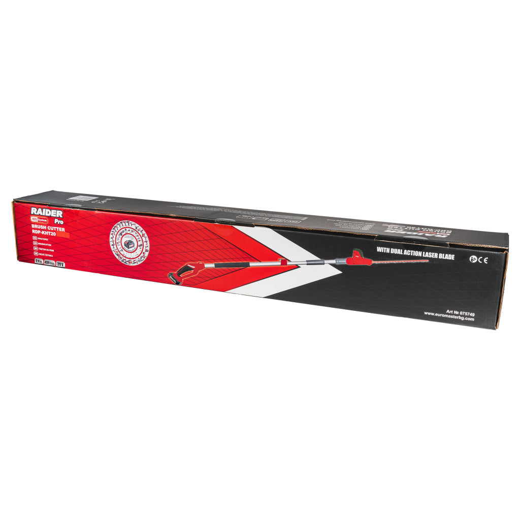 R20 Храсторез 2,4m 43cm 18mm 2Ah RAIDER PRO RDP-KHT20 - снимка 7