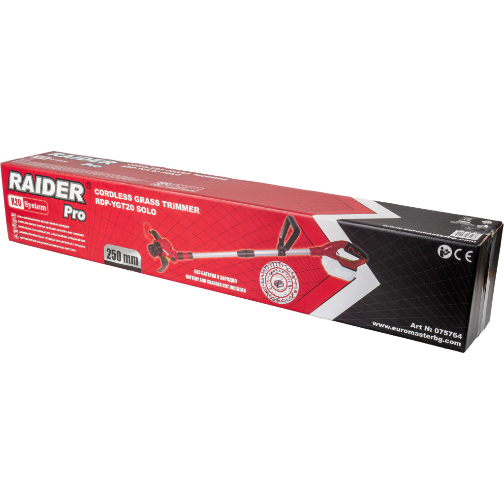 R20 Косачка-тример 25cm Al Solo RAIDER PRO RDP-YGT20 - снимка 7