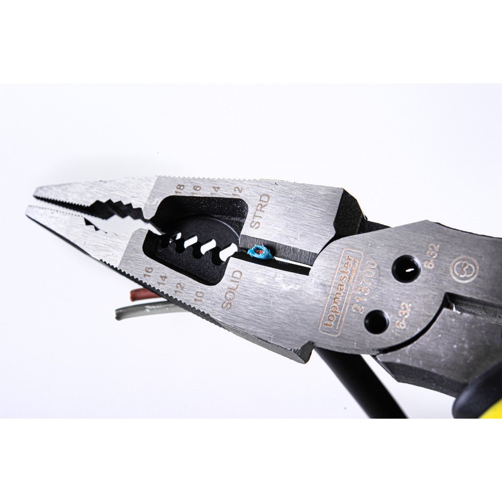 Клещи островърхи мултифункционални 6 в 1 210 mm Topmaster Professional - снимка 7