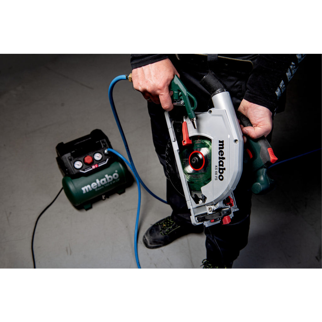 Компресор безмаслен 6 л 0.9kW METABO BASIC 160-6 W OF - снимка 7