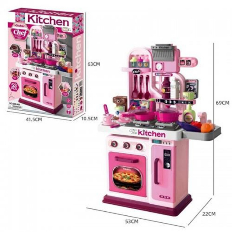 Детска кухня Buba Kitchen Chef Розова 008-969 - снимка 2