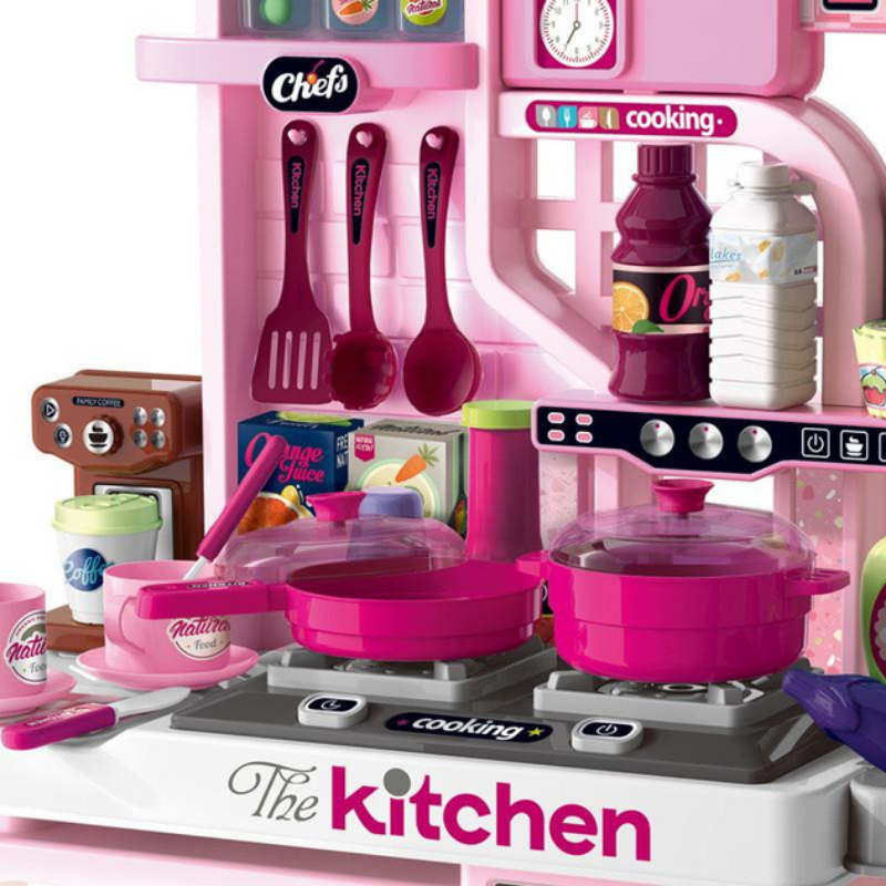 Детска кухня Buba Kitchen Chef Розова 008-969 - снимка 4
