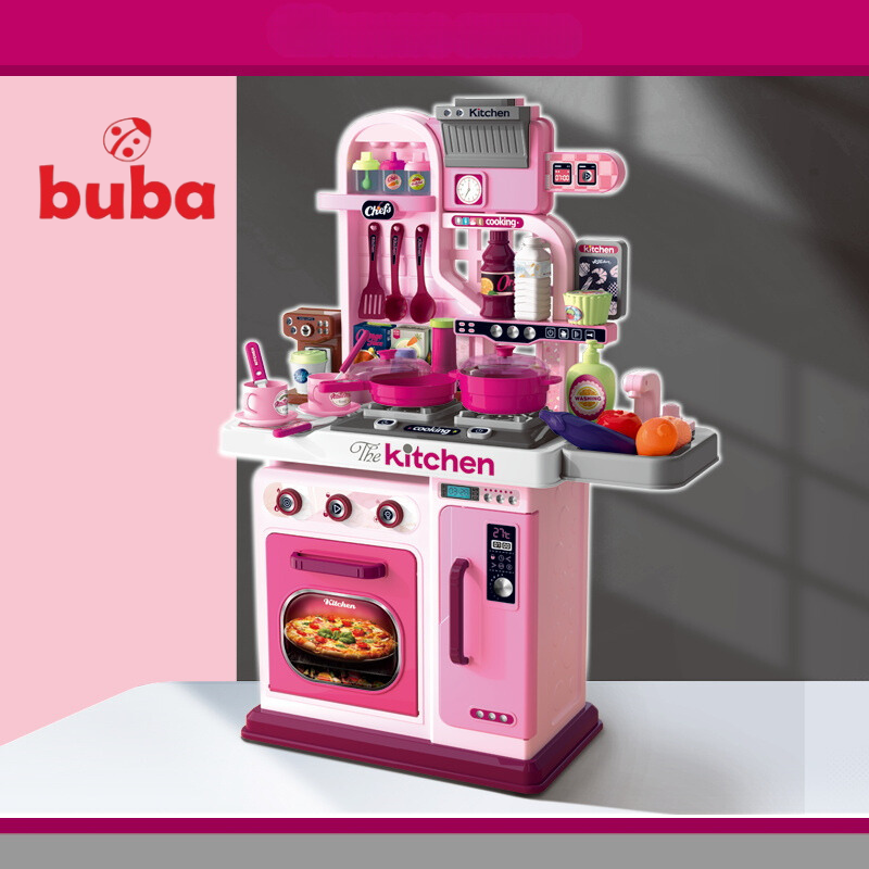 Детска кухня Buba Kitchen Chef Розова 008-969 - снимка 3