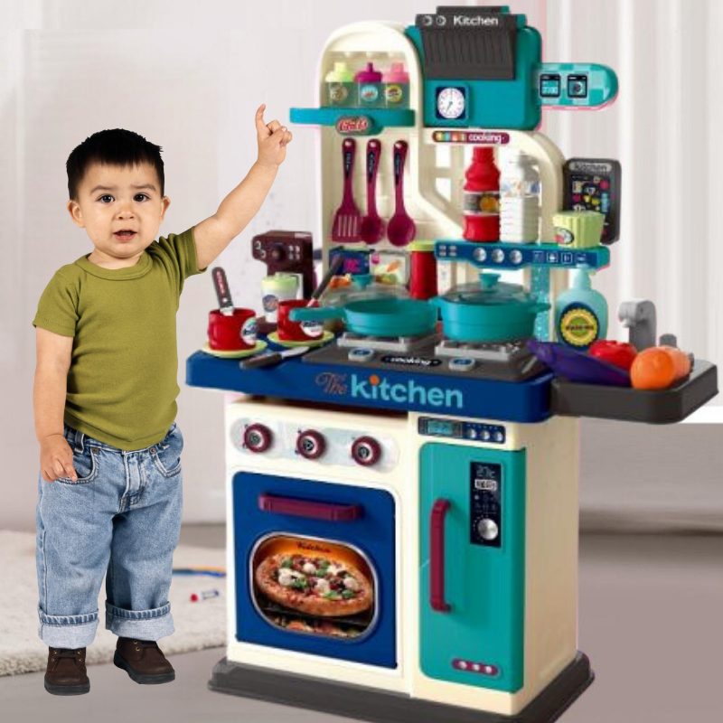 Детска кухня Buba Kitchen Chef Синя 008-969A - снимка 3
