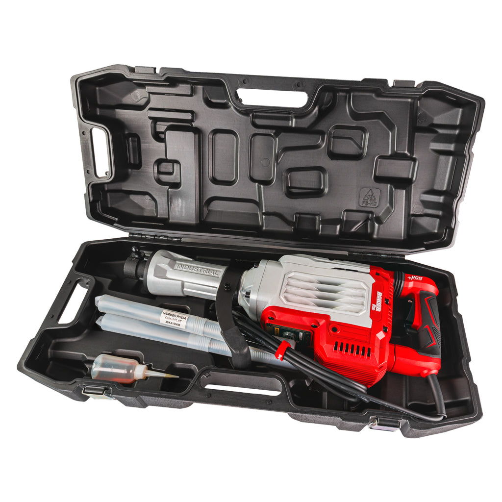 Къртач 1400W HEX 30mm 30J куфар RDP-DH04 - снимка 8