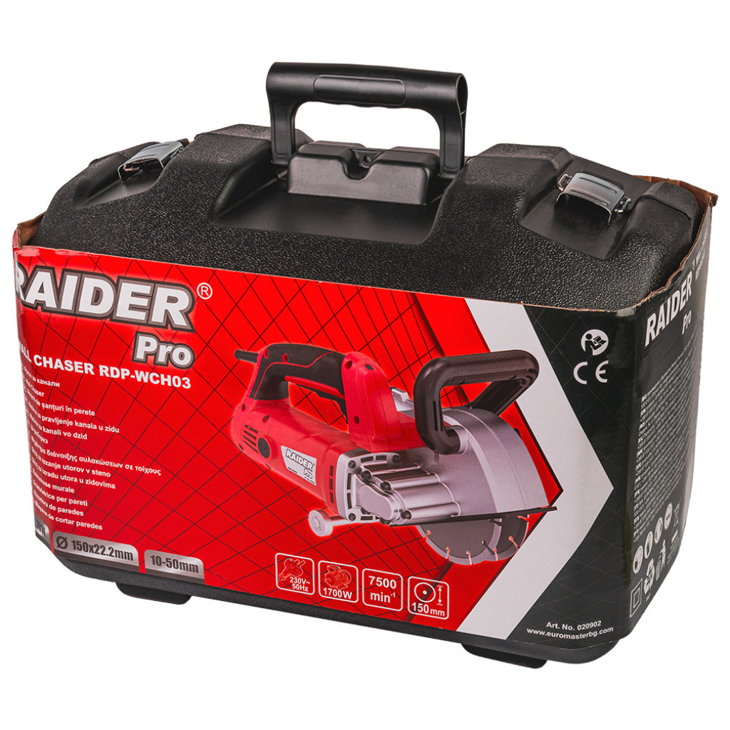 Фреза за канали 1.7kW 150x22.2mm 10-50mm куфар RAIDER PRO RDP-WCH03 - снимка 8