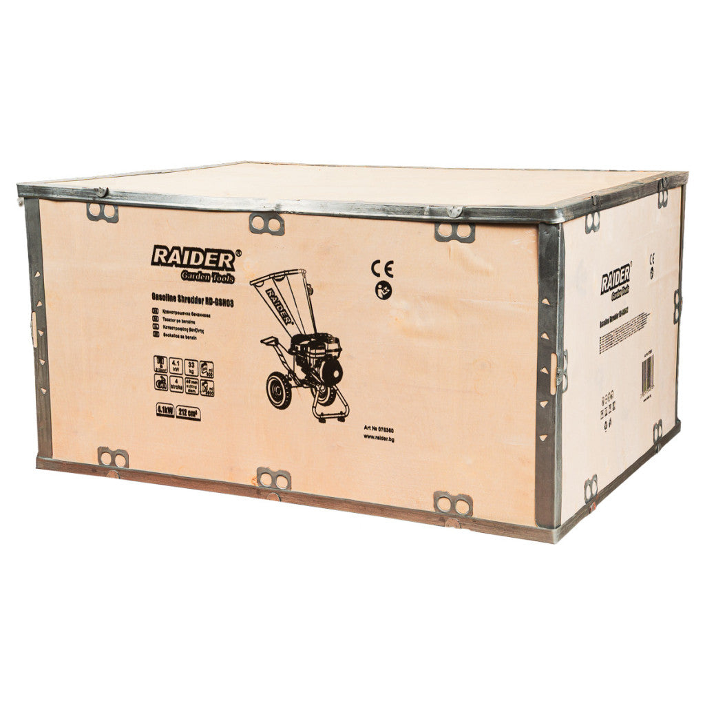Клонотрошачка бензинова 212cc 4,1kW 45mm RD-GSH03 - снимка 8
