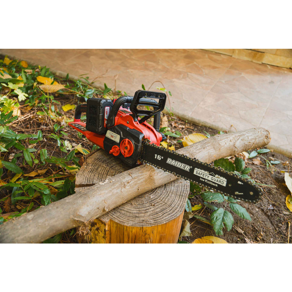 R20 Резачка акум. 400mm SDS 3/8"1.3mm57 40V 2x4Ah RAIDER PRO RDP-SBCS20 - снимка 8