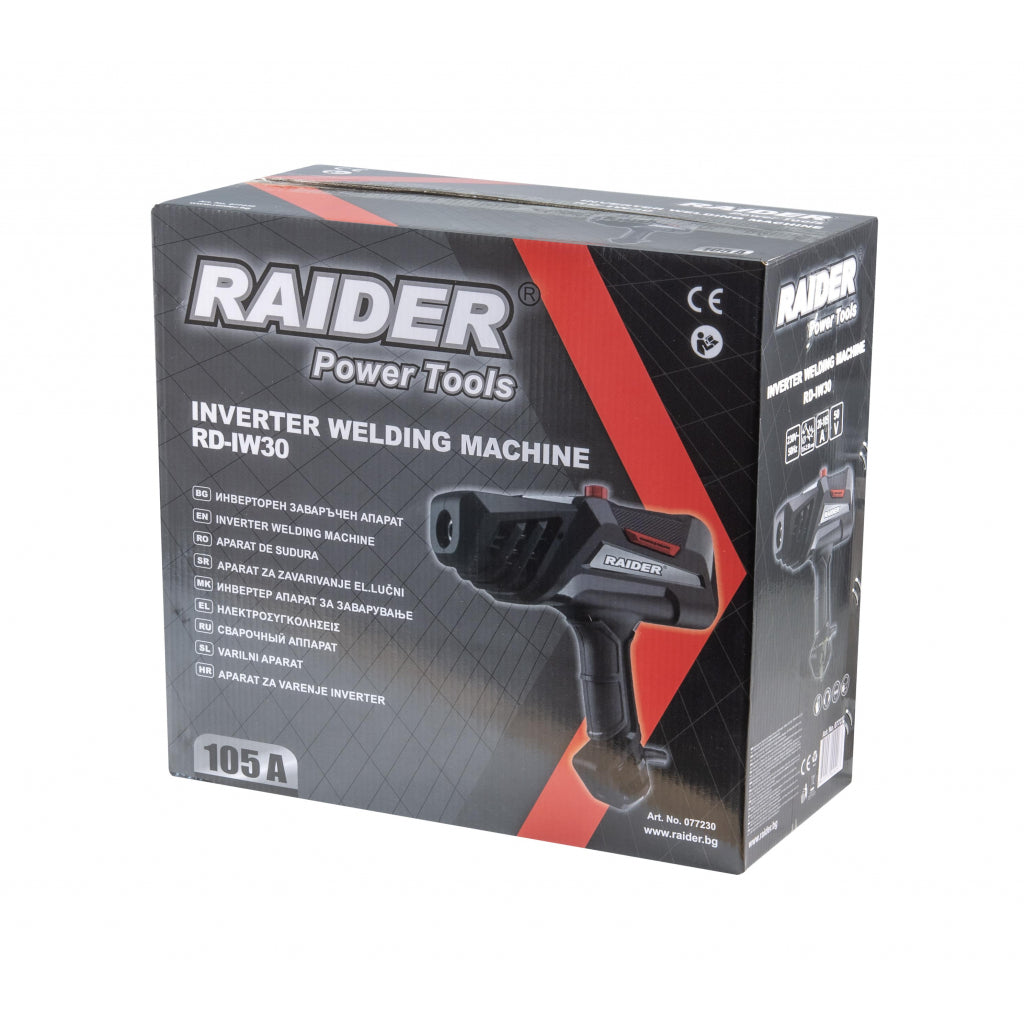 Инверторен електрожен 105A RAIDER RD-IW30 - снимка 8