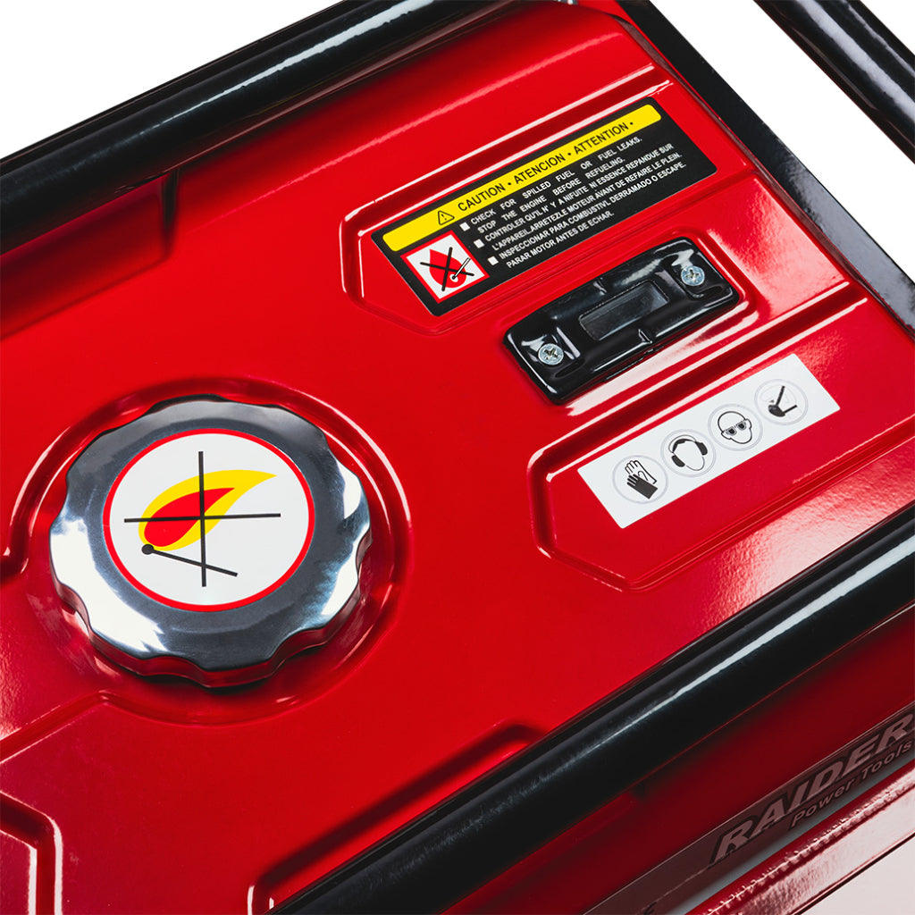 Генератор за ток бензинов 3kW колела RAIDER RD-GG18 - снимка 8