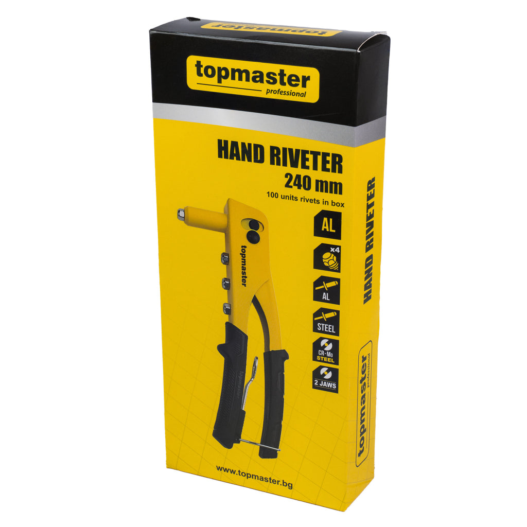 Нитачка 240mm с нитове 100бр. в кутия Topmaster Professional - снимка 8