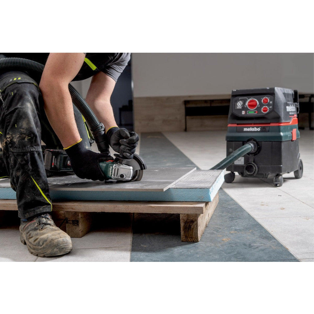Ъглошлайф акум. 125mm METABO W 18 L 9-125 2X4.0AH - снимка 8