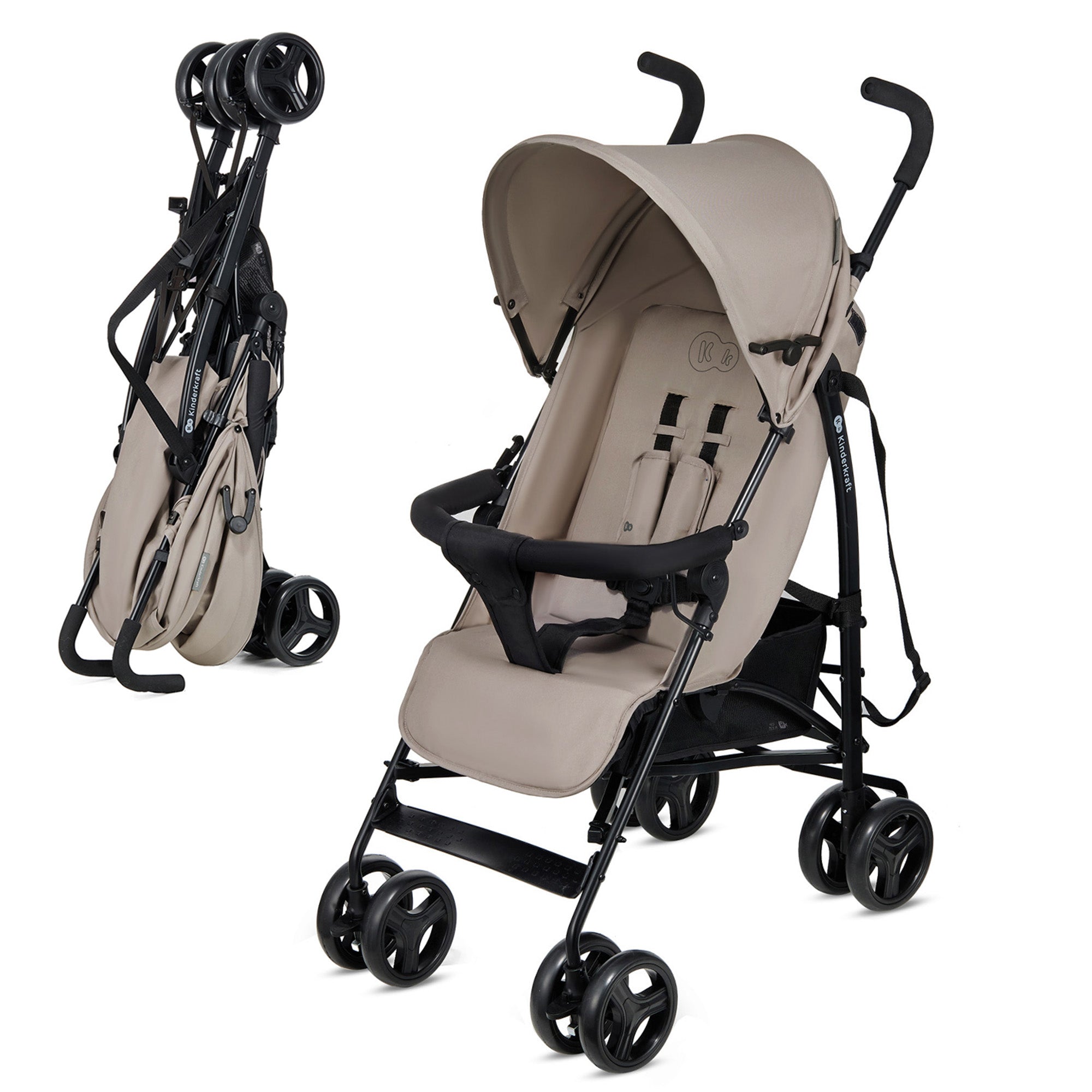 Kinderkraft бебешка количка TIK STONE BEIGE - снимка 11