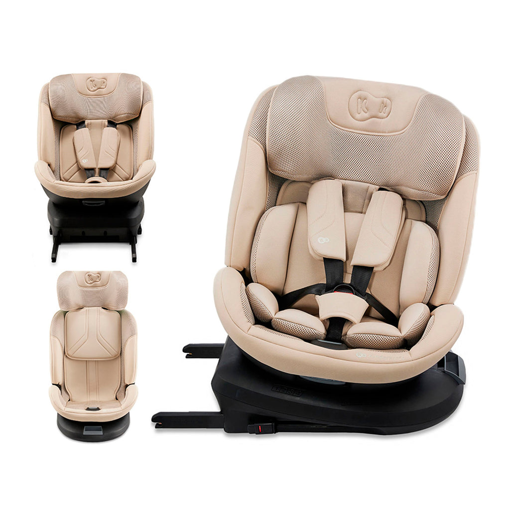 Kinderkraft XPEDITION 3 столче за кола i-Size BEIGE - снимка 9