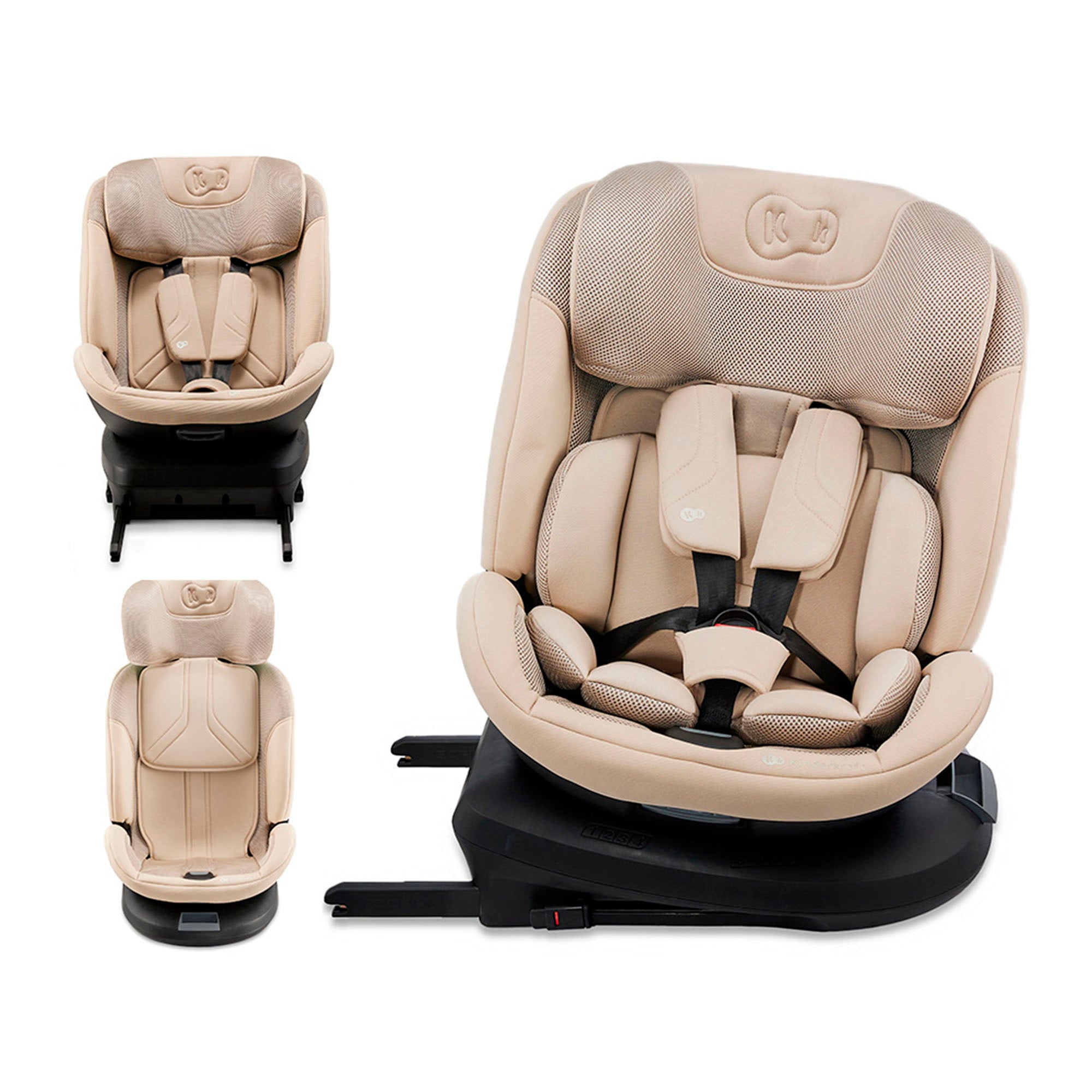 Kinderkraft XPEDITION 3 столче за кола i-Size BEIGE - снимка 9