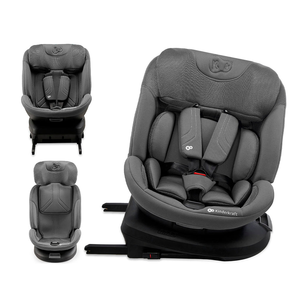 Kinderkraft XPEDITION 3 столче за кола i-Size GREY - снимка 10
