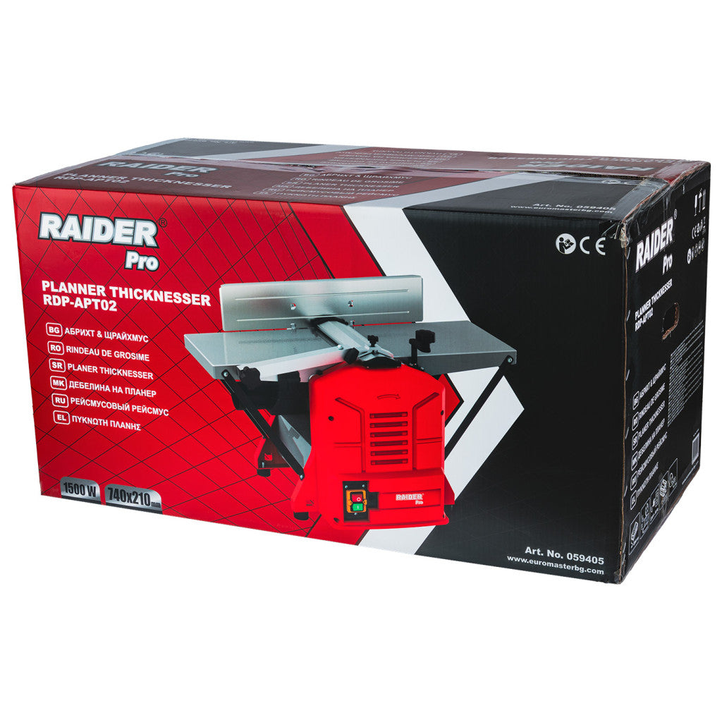 Абрихт & Щрайхмус 1500W 740x210mm RAIDER PRO RDP-APT02 - снимка 10