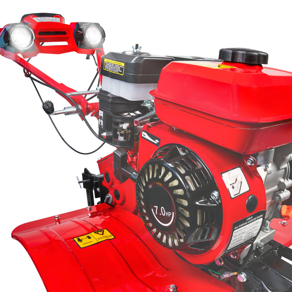 Мотофреза бензинова 5.2kW 7.0hp 1200mm 2+1ск. 2 Фара RD-WT16 - снимка 10