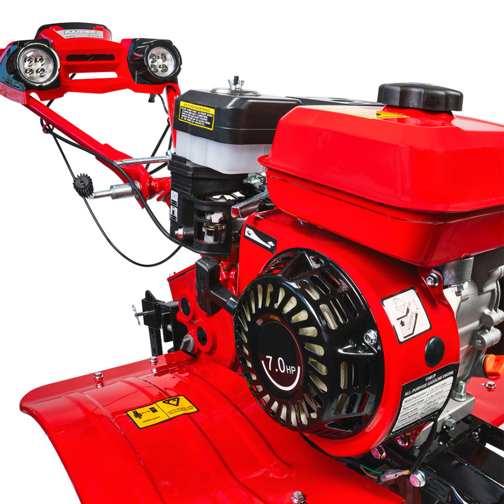 Мотофреза бензинова 5.2kW 7.0hp 1200mm 2+1ск. 2 Фара RD-WT16 - снимка 11