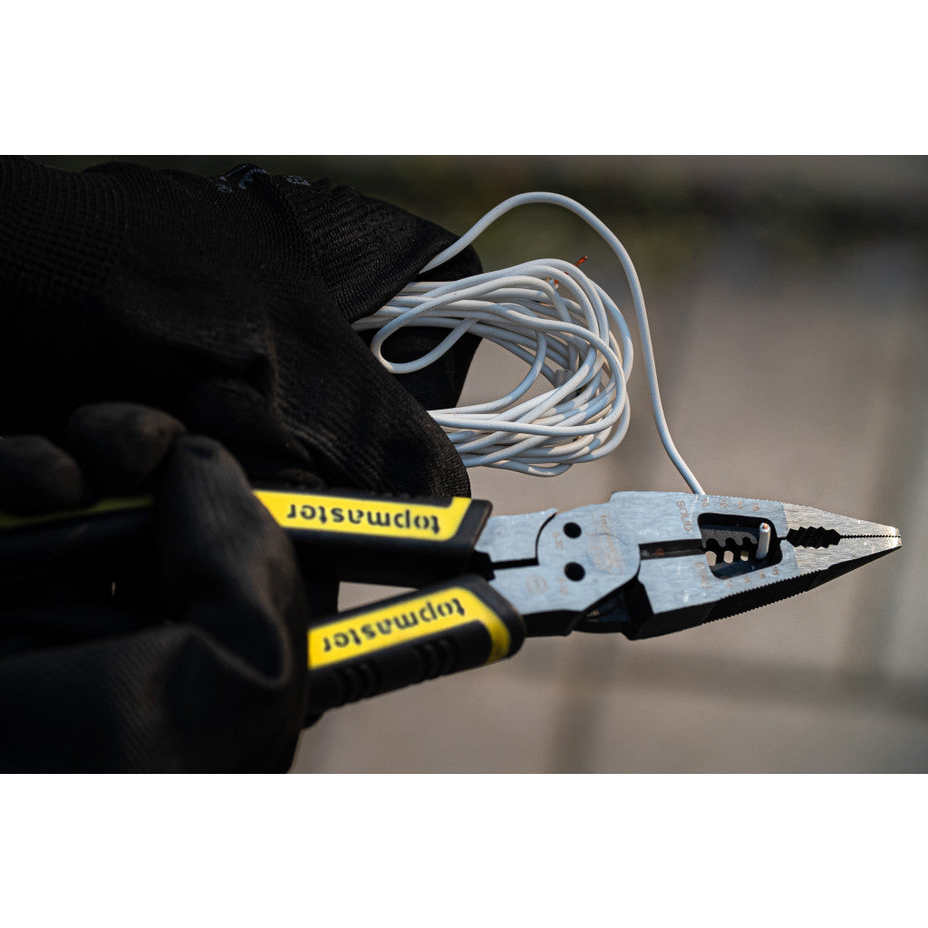 Клещи островърхи мултифункционални 6 в 1 210 mm Topmaster Professional - снимка 11