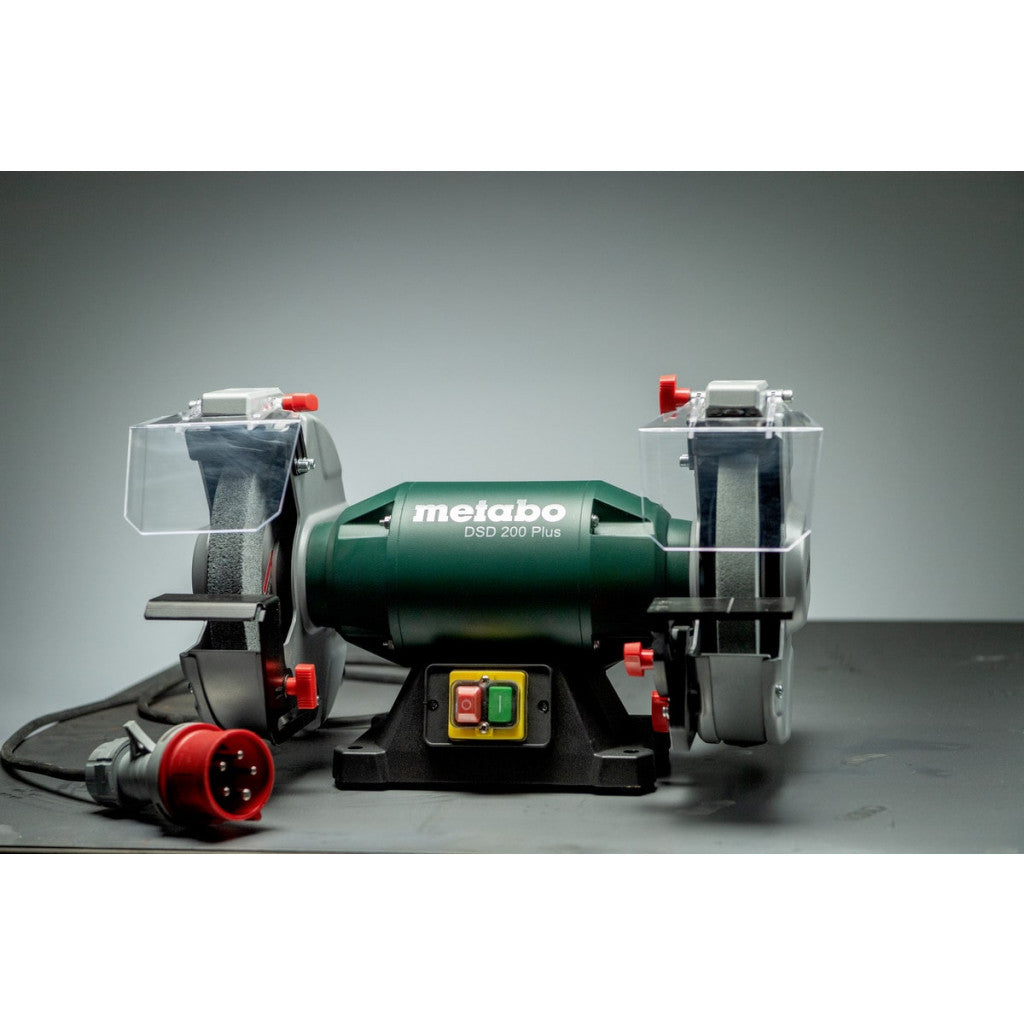 Шмиргел 750W 200mm METABO DSD 200 PLUS трифазен - снимка 11