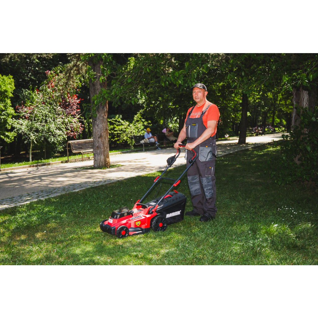R20 Косачка безч. 40V 37cm 35L 6нива Solo 300m2 RAIDER PRO RDP-BCLM20 - снимка 12
