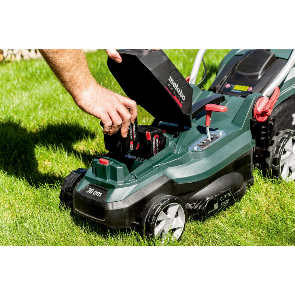 Косачка акум. 36cm 45L METABO RM 36-18 LTX BL 36 SOLO - снимка 12