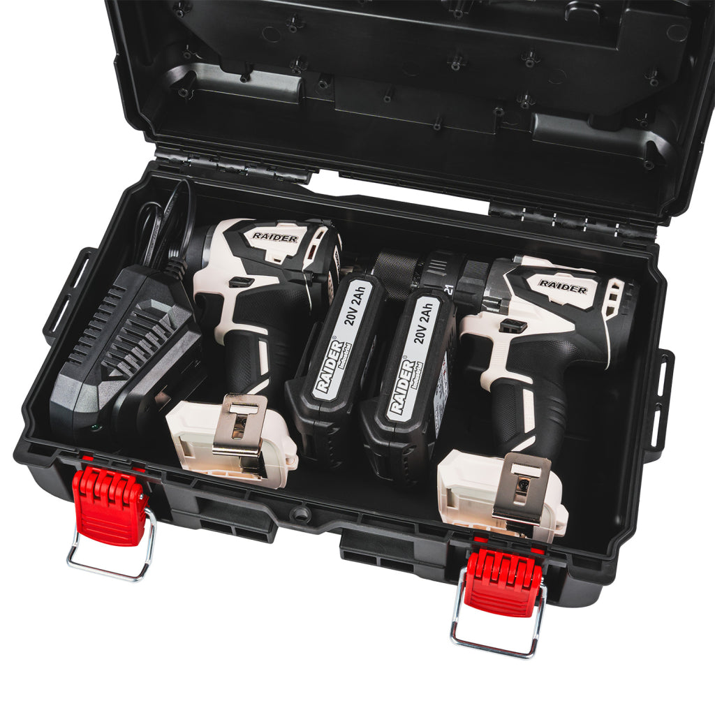 Бормашина & Винтоверт безчеткови RDI-CDB04W&HID01W 2x2AhCase - снимка 13