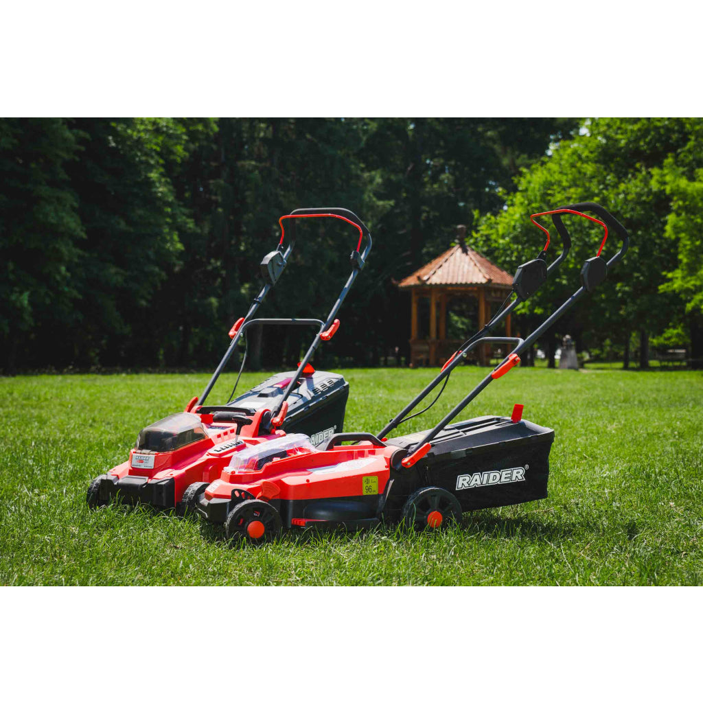 R20 Косачка безч. 33cm 35L 5нива Solo 150m2 RAIDER PRO RDP-BLM20 - снимка 14