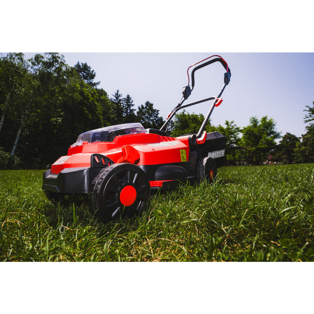 R20 Косачка безч. 33cm 35L 5нива Solo 150m2 RAIDER PRO RDP-BLM20 - снимка 18