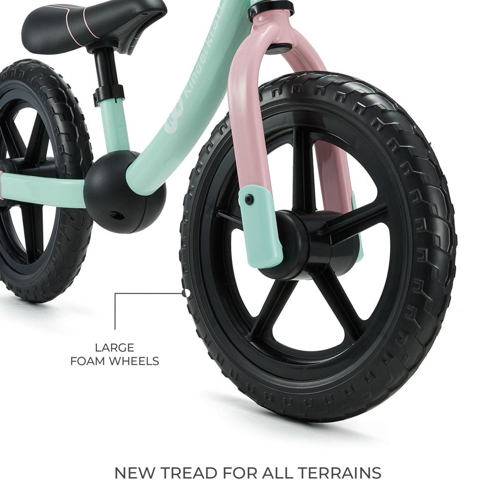 Kinderkraft колело за баланс 2WAY NEXT OFFROAD CANDY MINT - снимка 2