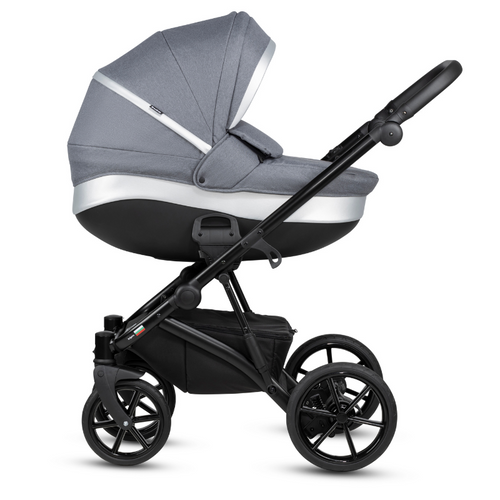 Buba ZAZA2 2в1 бебешка количка 021 Dark Grey - снимка 2