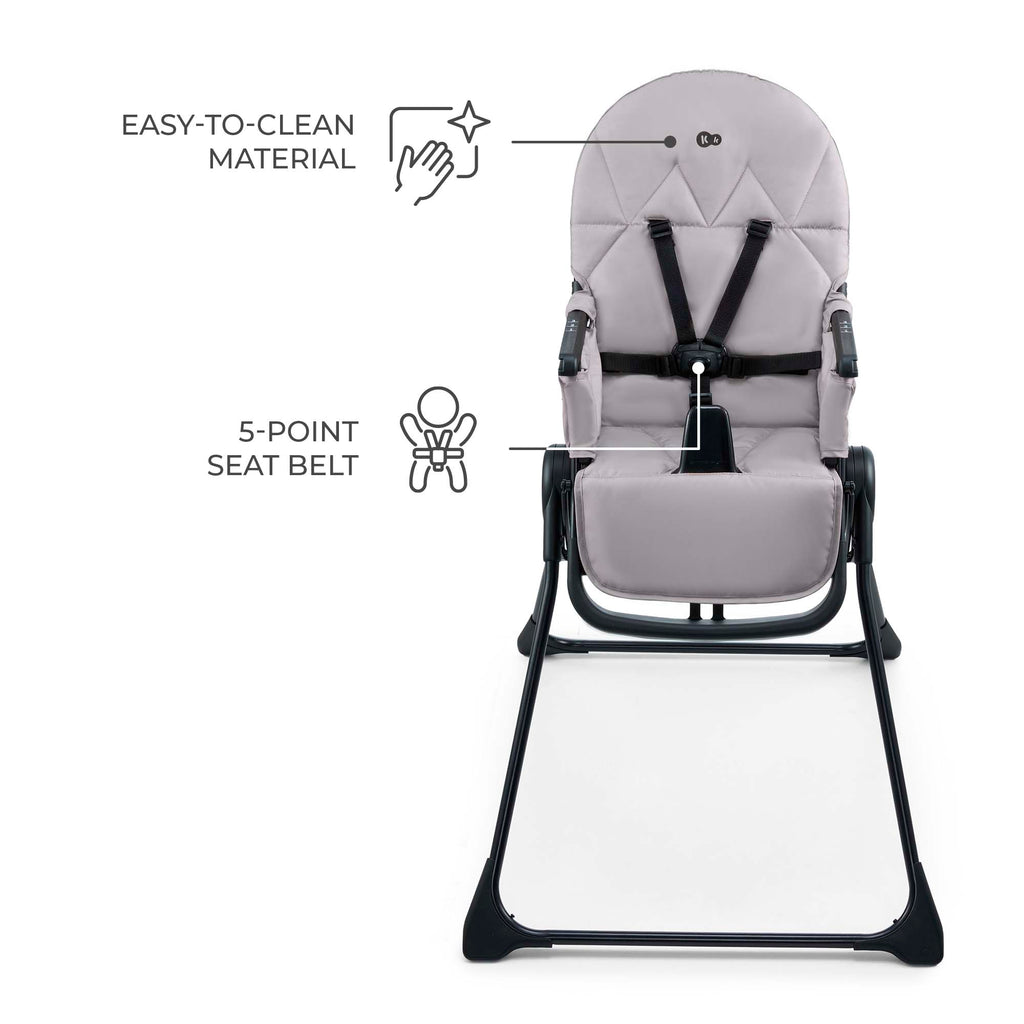 Kinderkraft BINCI столче за хранене GREY - снимка 2