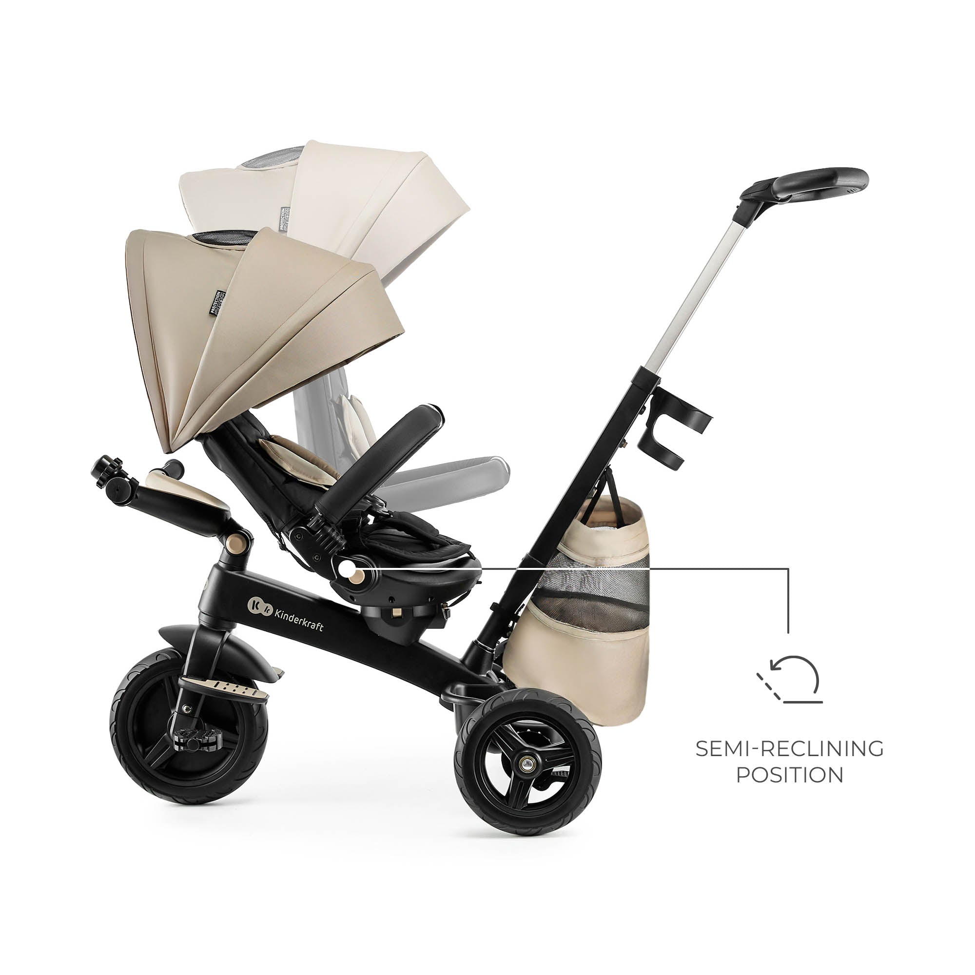 KinderKraft EASYTWIST бежова триколка KREASY00BEG0000 - снимка 2