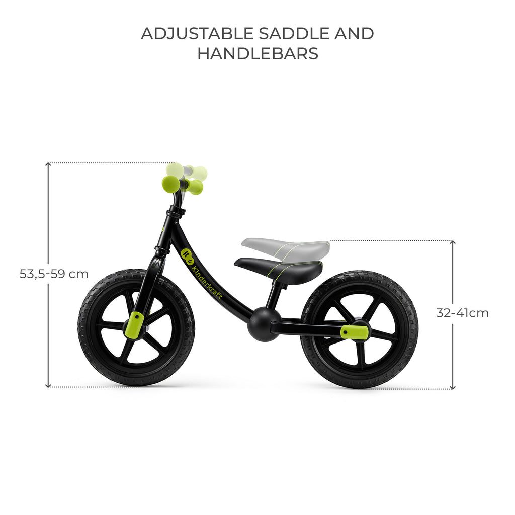 Kinderkraft колело за баланс 2WAY NEXT OFFROAD BLACK - снимка 4