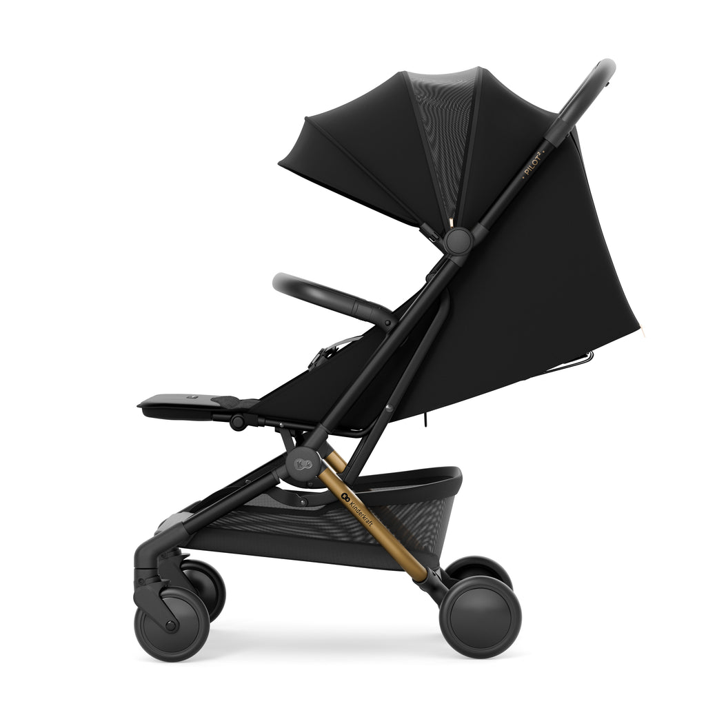 KinderKraft PILOT 2 бебешка количка MIDNIGHT BLACK - снимка 7