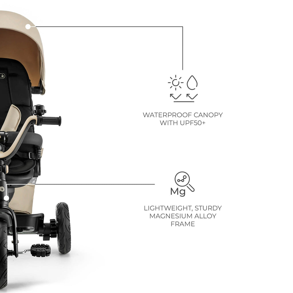 KinderKraft EASYTWIST бежова триколка KREASY00BEG0000 - снимка 10