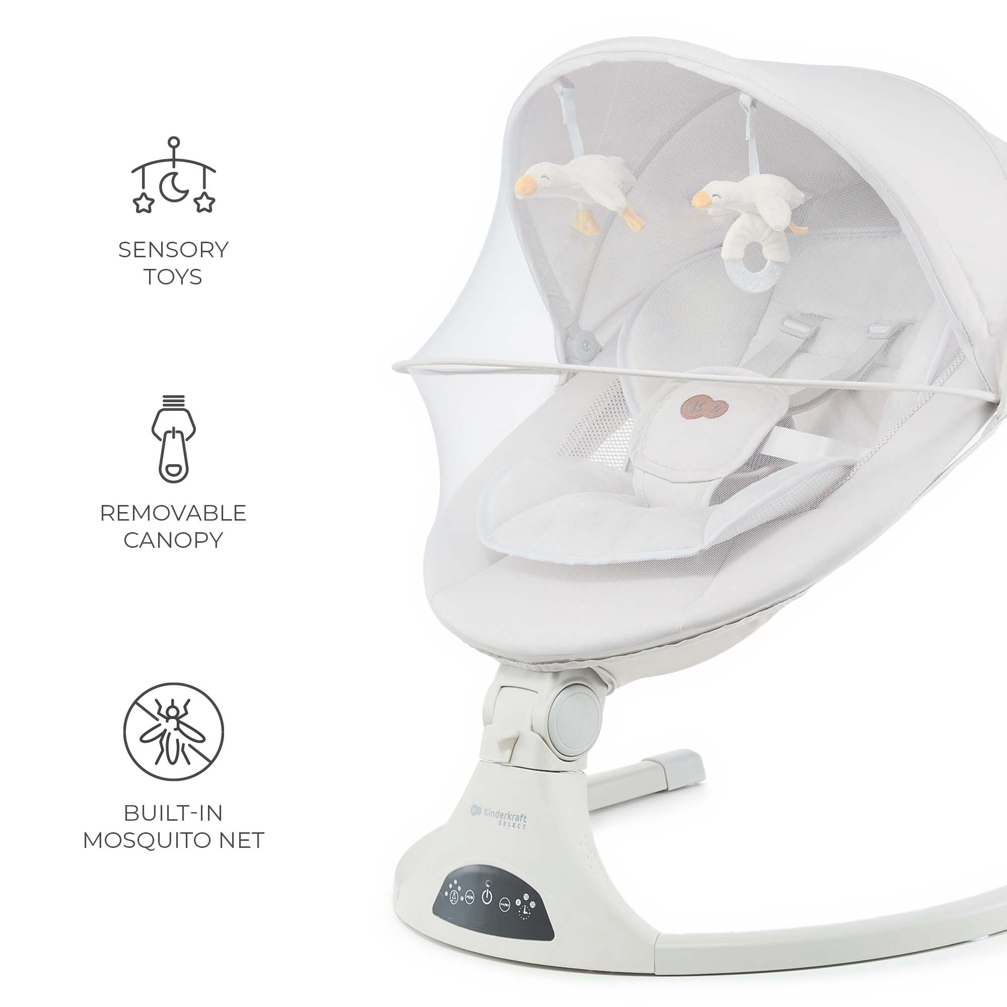 Kinderkraft TULSY шезлонг BEIGE - снимка 4