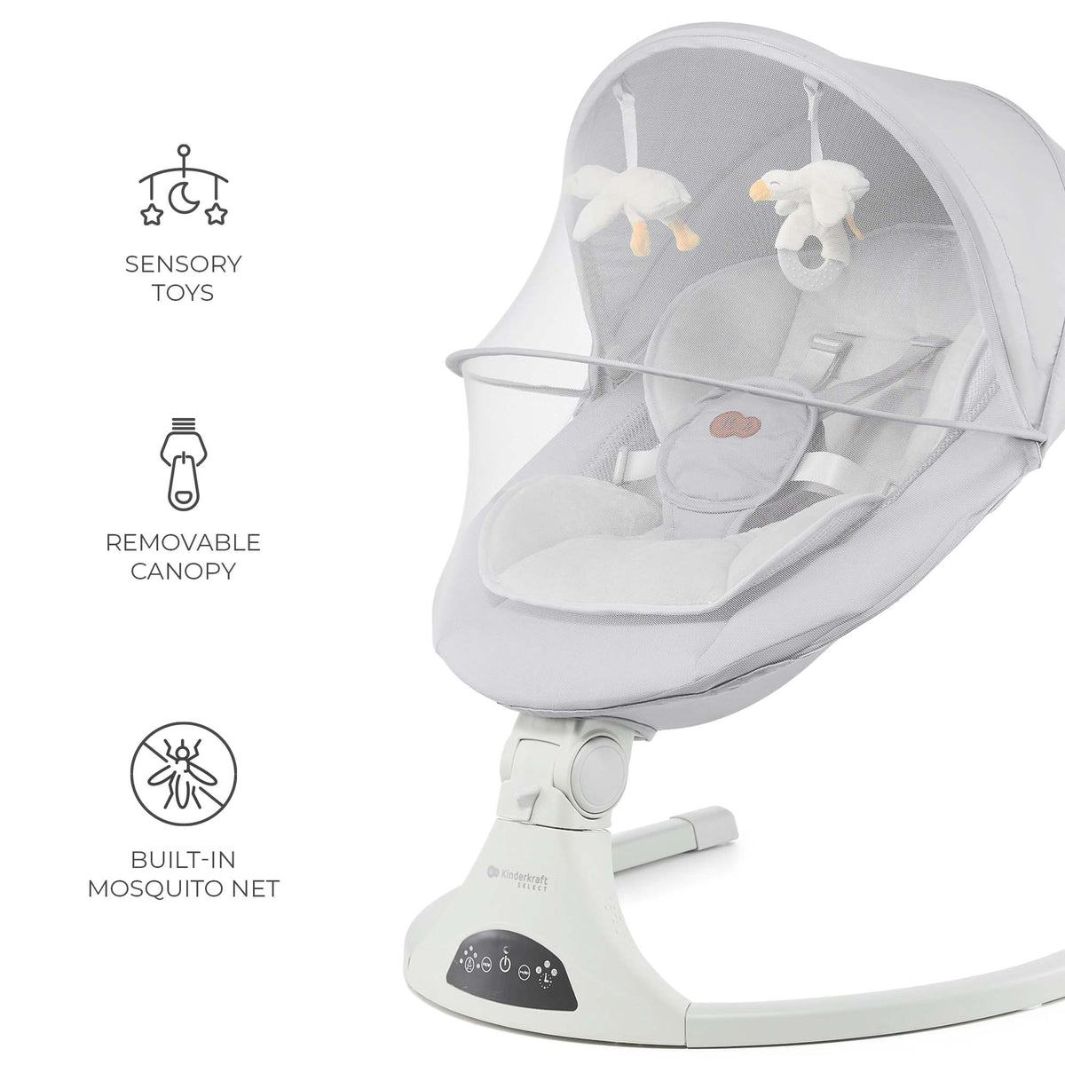 Kinderkraft TULSY шезлонг GREY - снимка 4