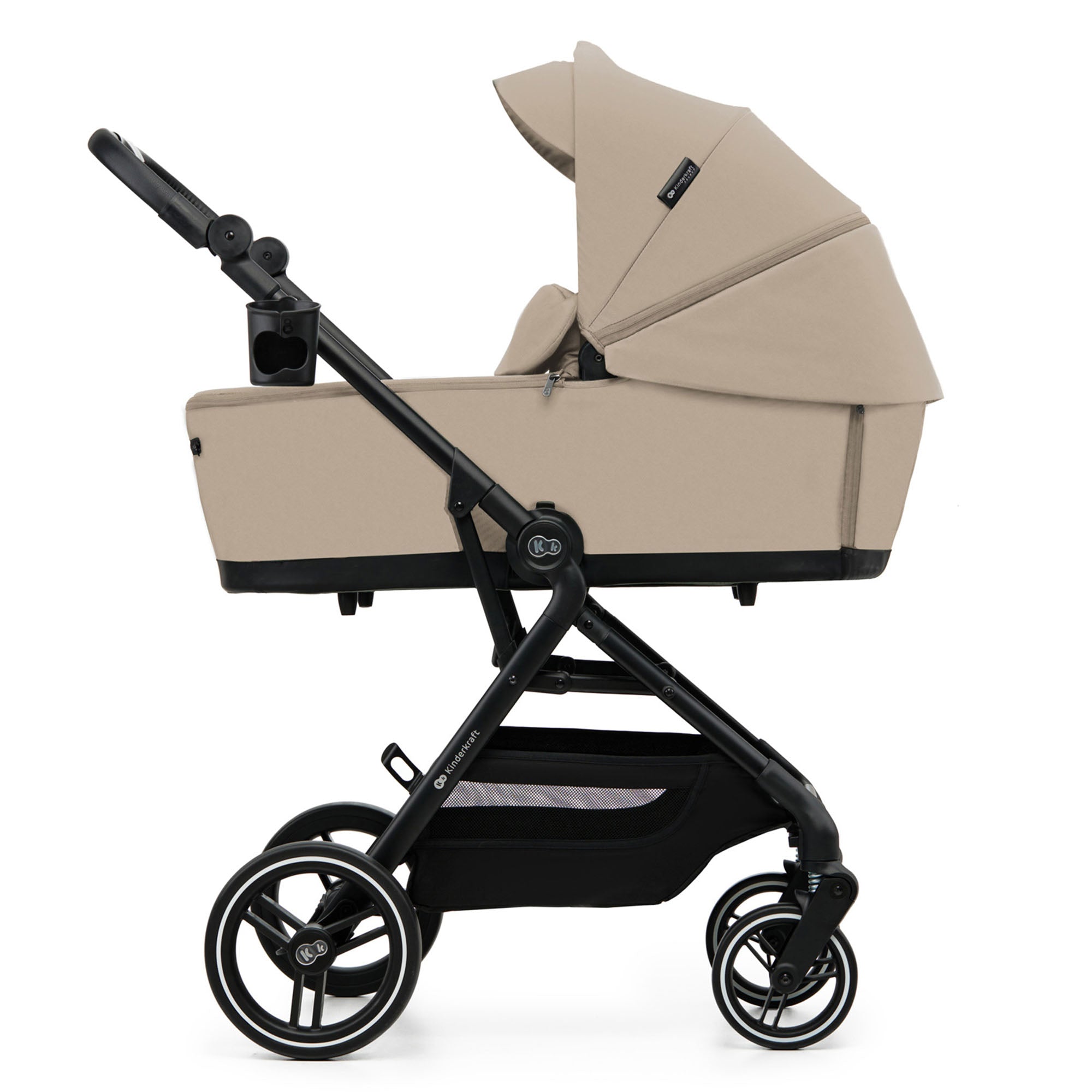 Kinderkraft YOXI бебешка количка 3в1 SAND BEIGE - снимка 3