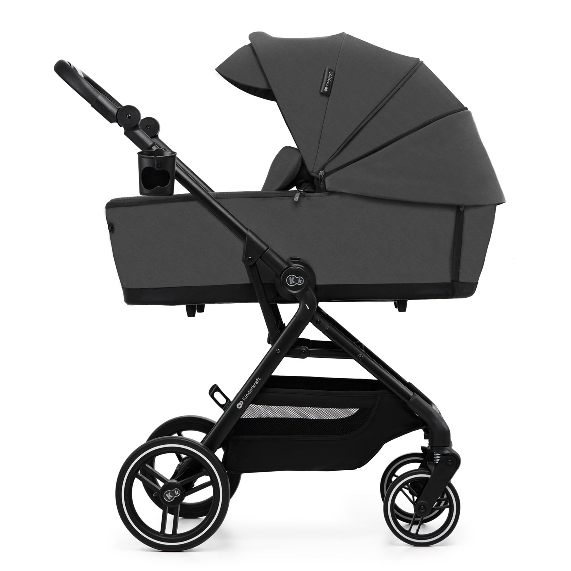 Kinderkraft YOXI бебешка количка 3в1 MOONLIGHT GREY - снимка 5