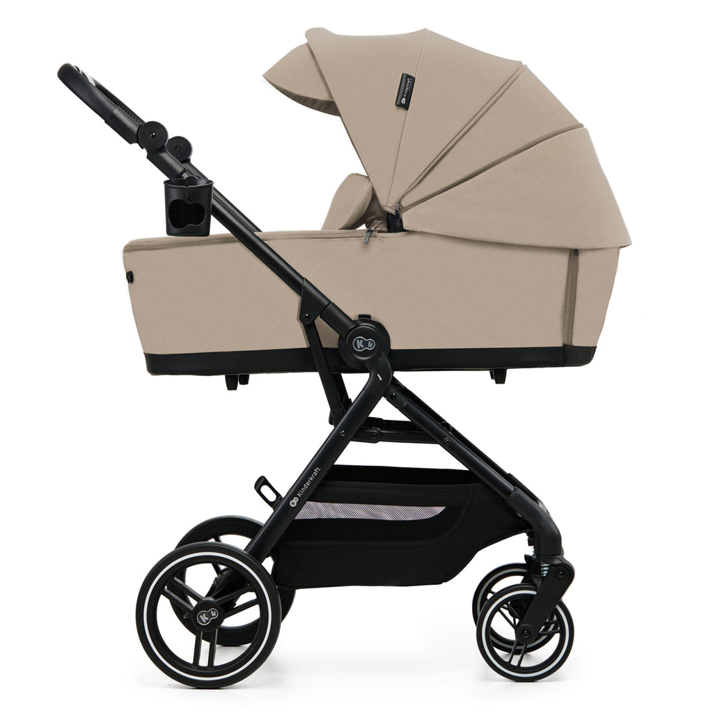 Kinderkraft YOXI бебешка количка 3в1 SAND BEIGE - снимка 2