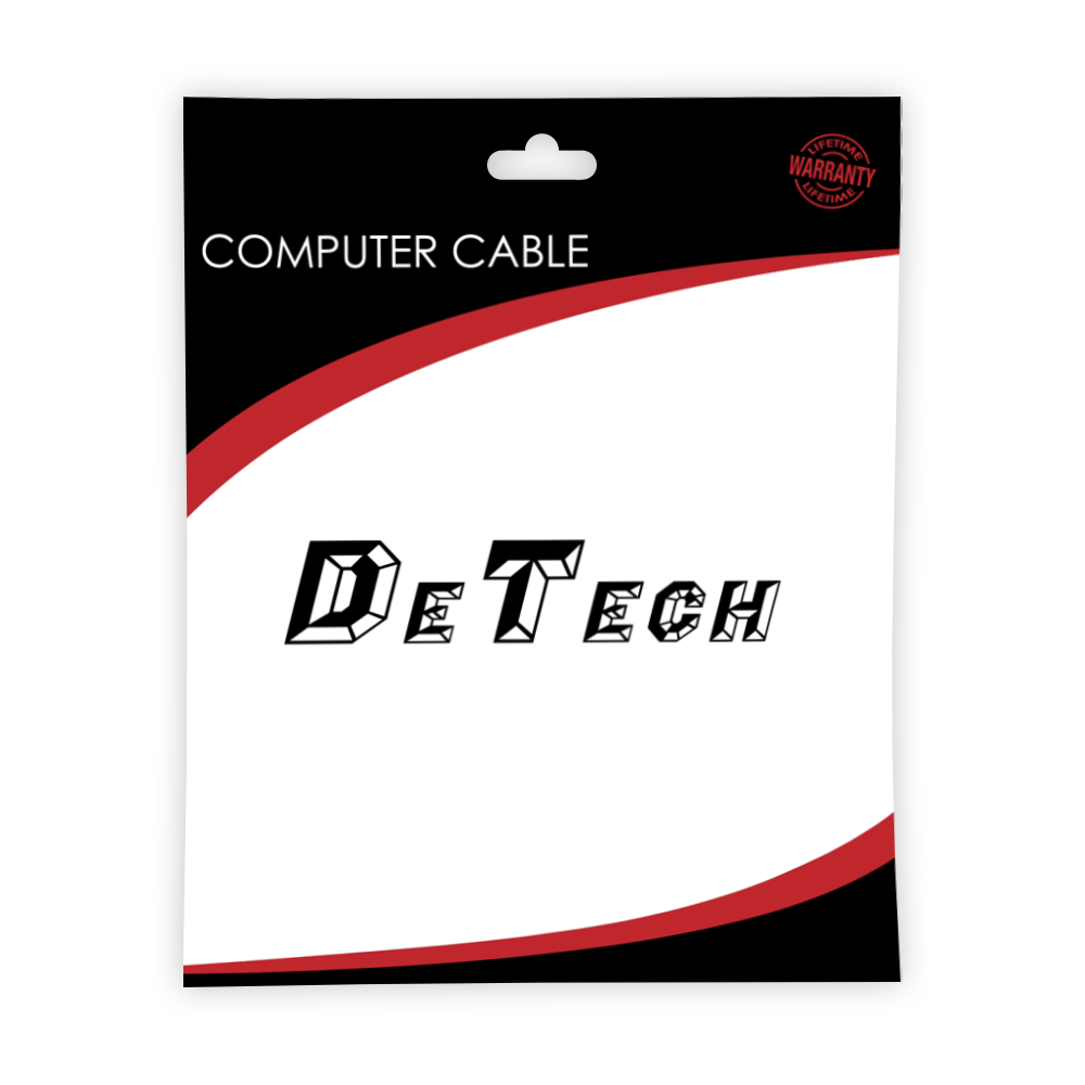 Кабел DeTech LAN - LAN, Cat:6, Flat, 10m - 18133