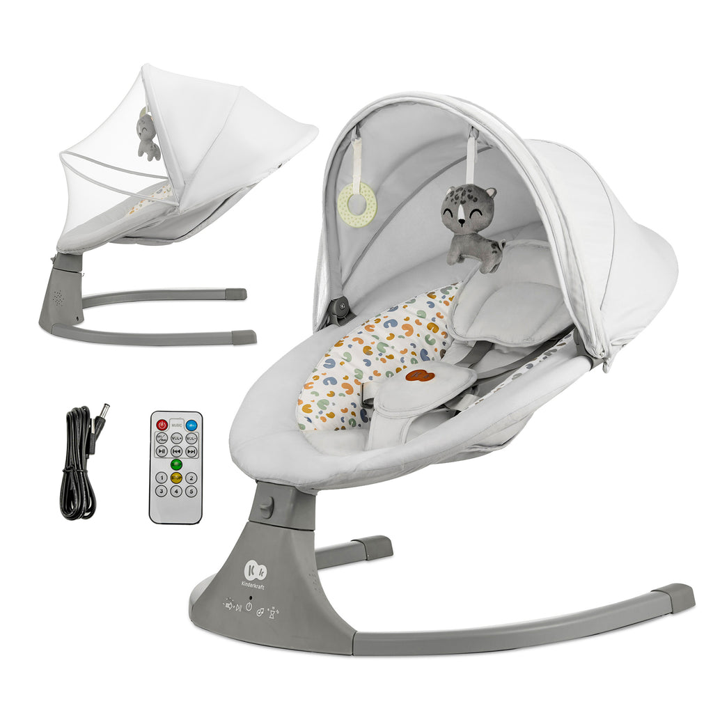 Kinderkraft люлка LUMI 2 light grey - снимка 6